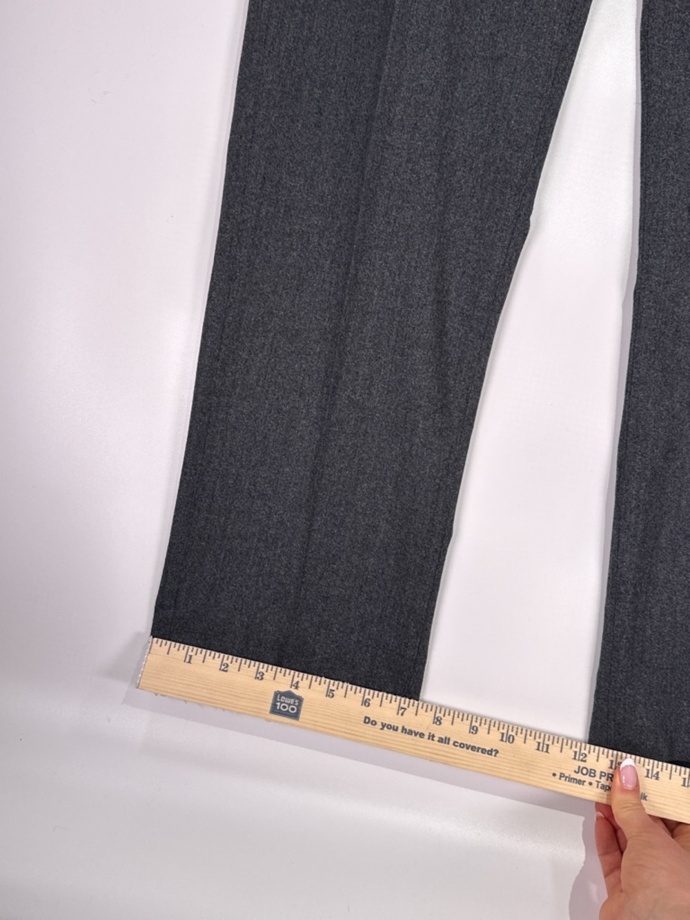 Charles Tyrwhitt 100% Wool Slim Fit Dress Pants Charcoal 40W - Picture 16 of 16